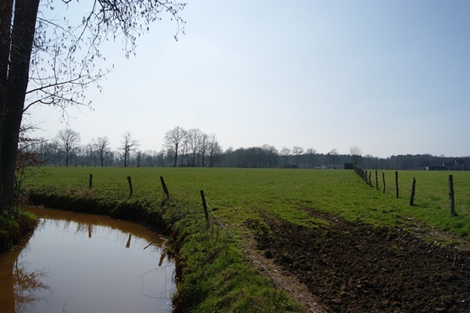 Balen weiland met gracht